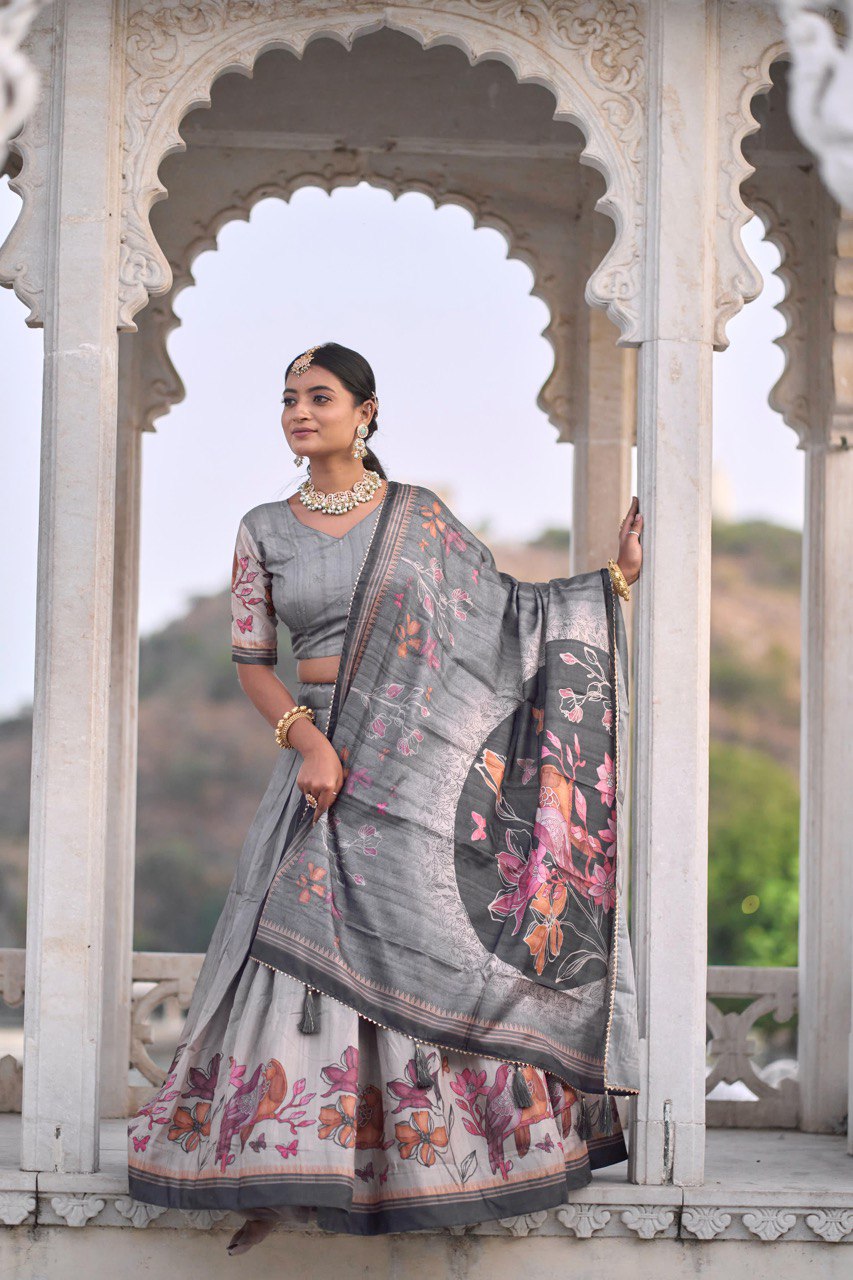 Traditional Kalamkari Lehenga Sets