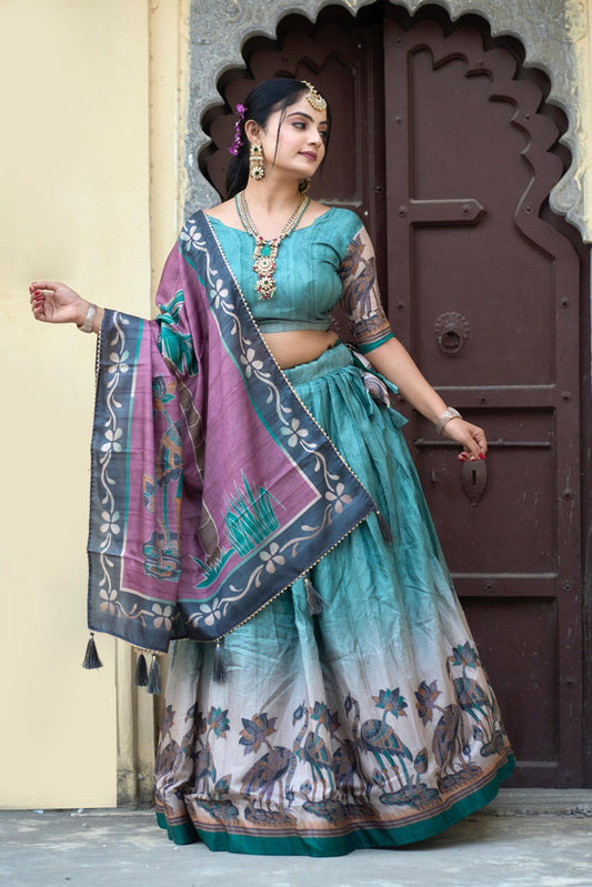 Traditional Kalamkari Lehenga Sets