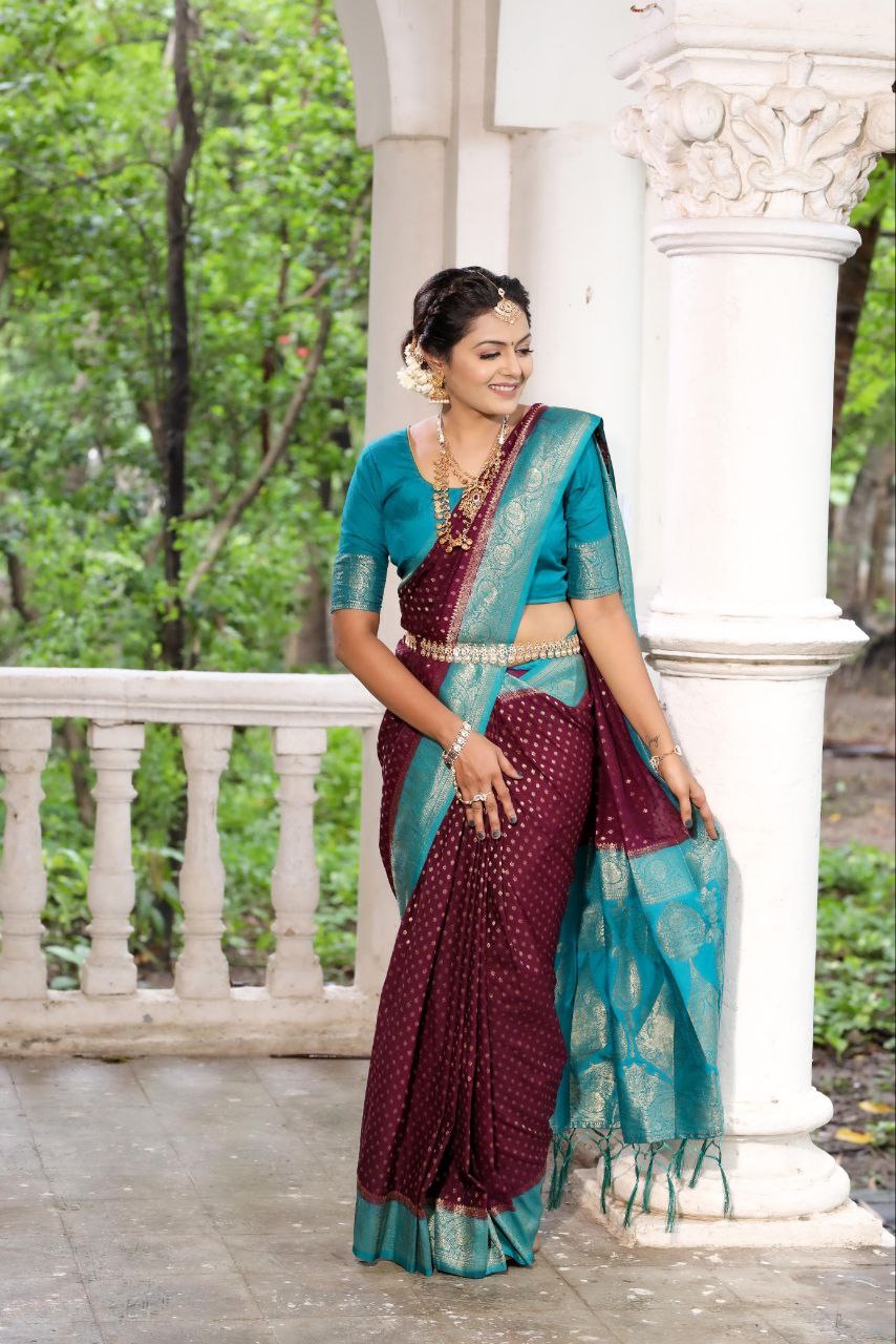 Traditional Khadee Georgette Silk Saree