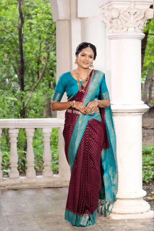 Traditional Khadee Georgette Silk Saree