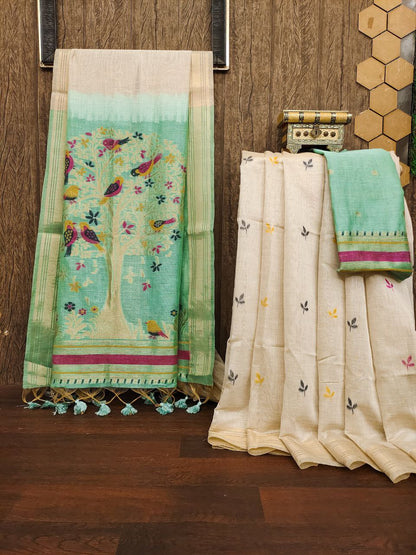 Traditional Muga Cotton Saree