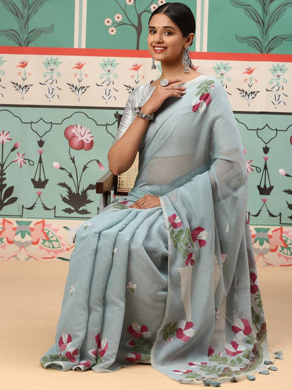 Traditional Mul Cotton Saree