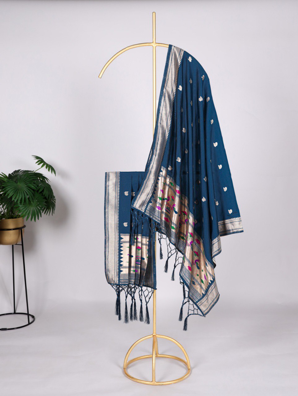 Traditional Paithani Design Jacquard Dupatta