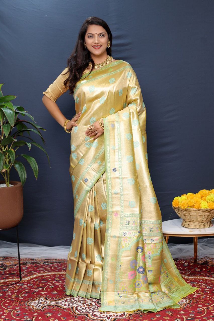 Traditional Paithani Handloom Silk Saree