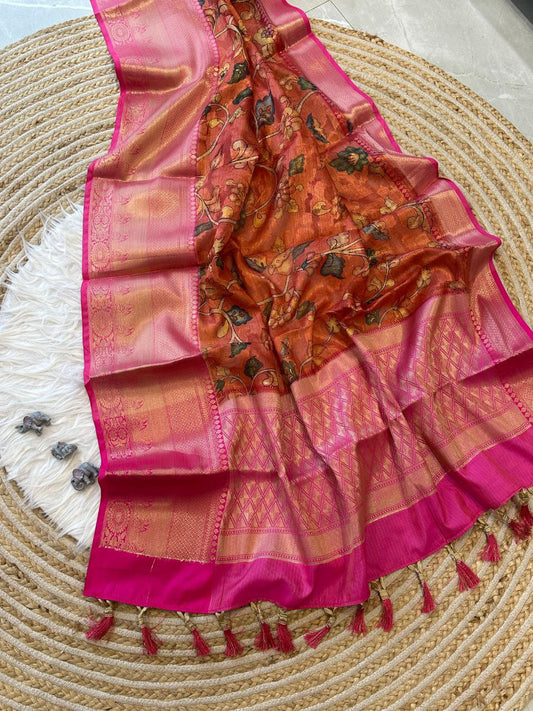 Traditional Pure Kanchipuram Doriya Silk Saree