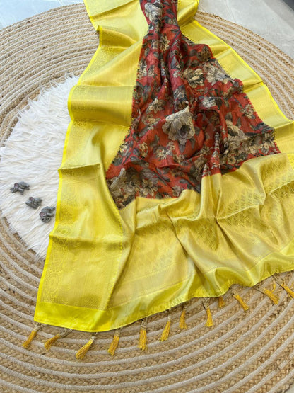 Traditional Pure Kanchipuram Doriya Silk Saree