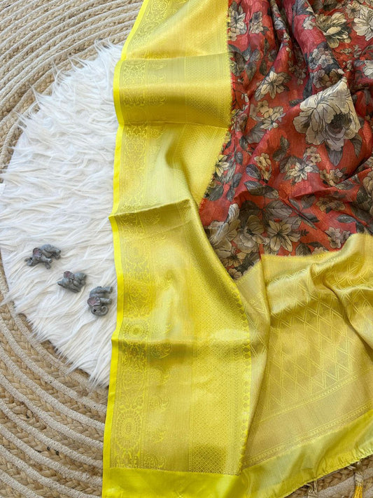 Traditional Pure Kanchipuram Doriya Silk Saree