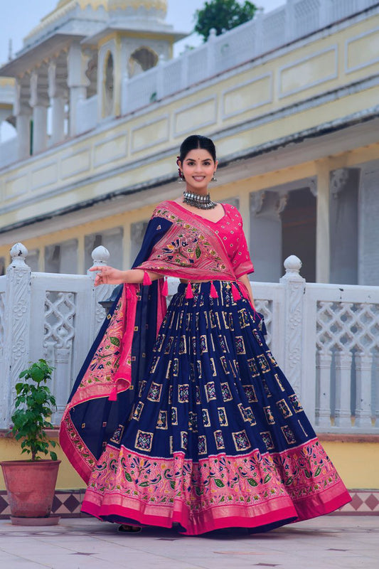 Traditional Tussar Silk Lehenga