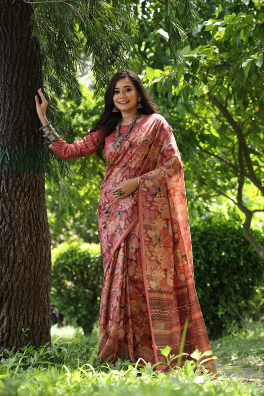 Traditional Tussar Silk Saree