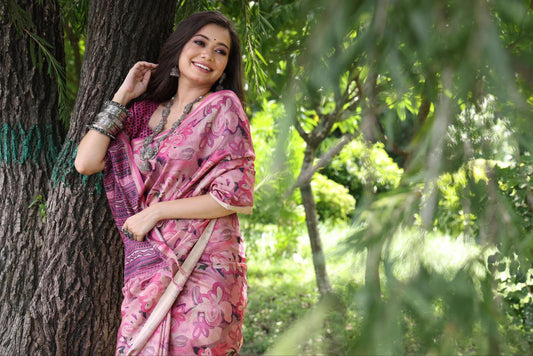 Traditional Tussar Silk Saree