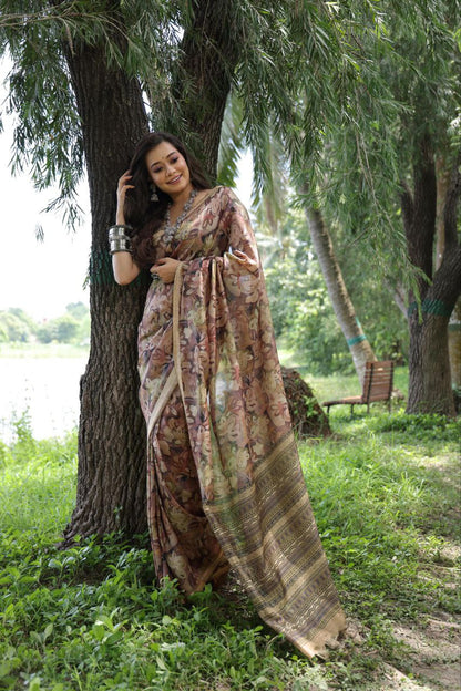 Traditional Tussar Silk Saree