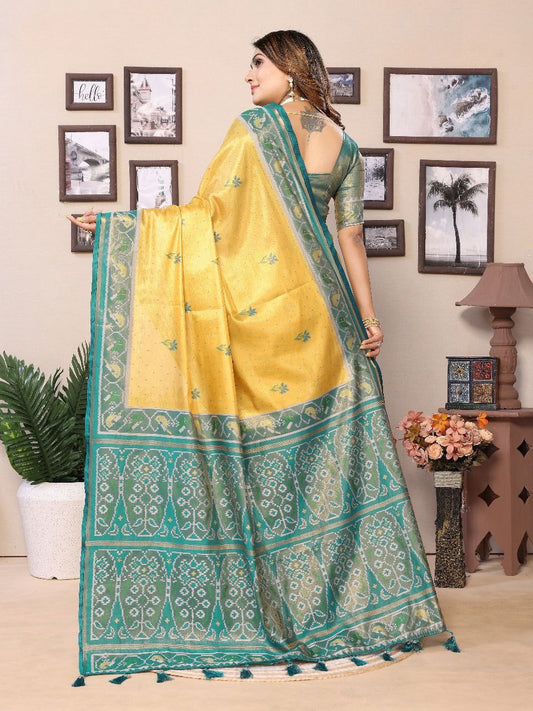 Traditional Wedding Banarasi Tissue Silk Saree