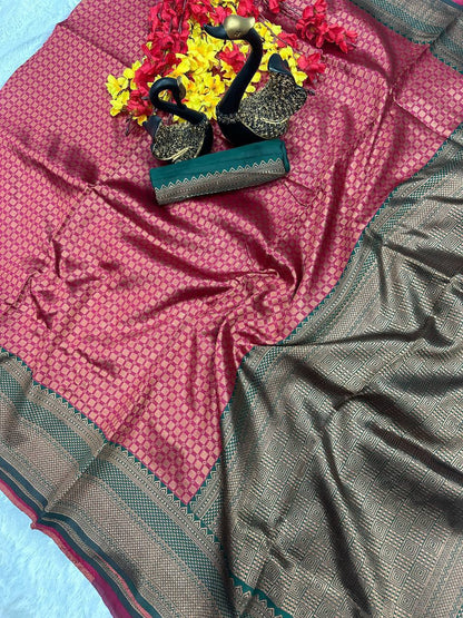 Traditional Wedding Wear Banarasi Saree