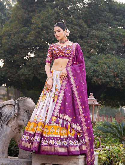 Traditional Wedding Wear Silk Lehenga