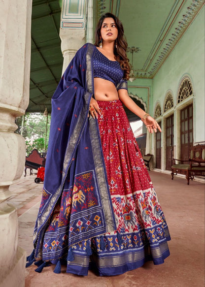 Traditional Wedding Wear Silk Lehenga