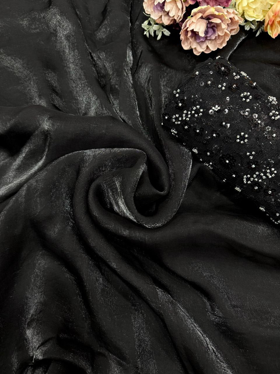 Trending Party Wear Space Silk Saree