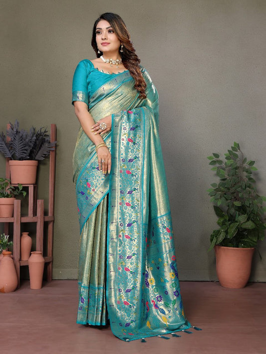 Wedding Banarasi Tissue Silk Saree