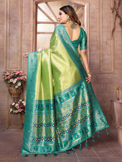 Wedding Banarasi Tissue Silk Saree
