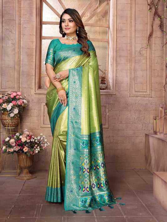 Wedding Banarasi Tissue Silk Saree