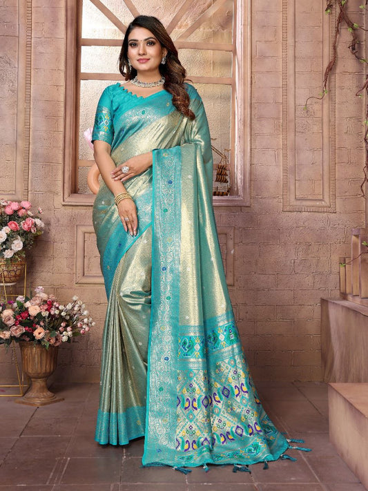 Wedding Banarasi Tissue Silk Saree