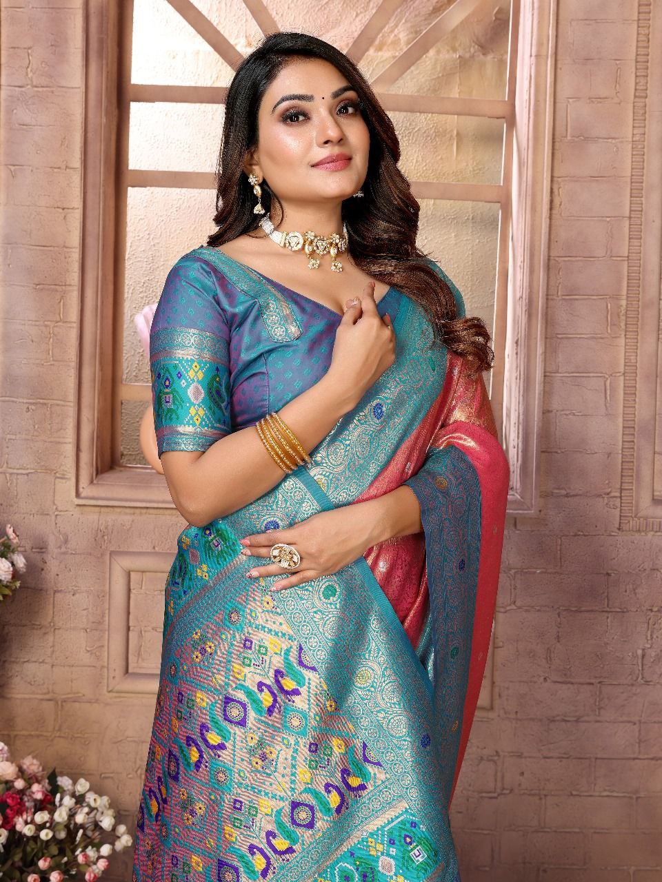 Wedding Banarasi Tissue Silk Saree