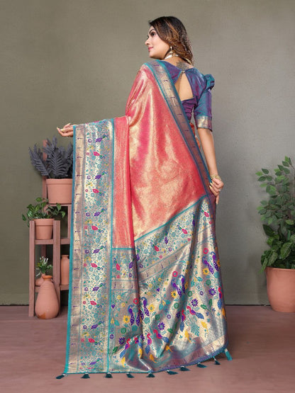 Wedding Banarasi Tissue Silk Saree