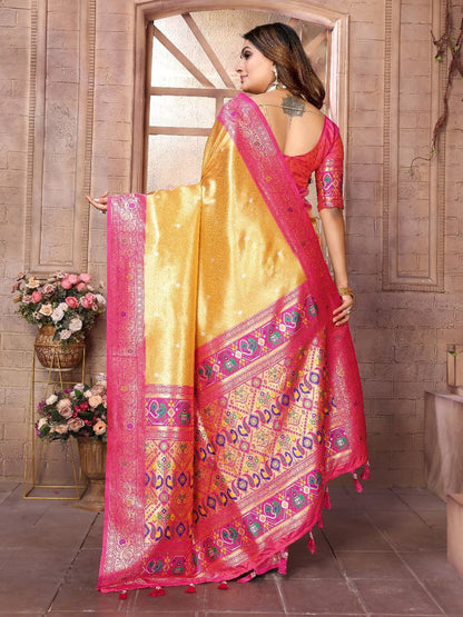Wedding Banarasi Tissue Silk Saree