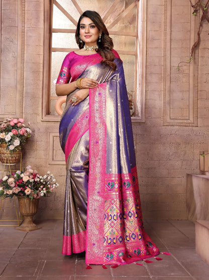 Wedding Banarasi Tissue Silk Saree