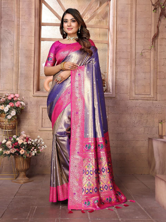 Wedding Banarasi Tissue Silk Saree