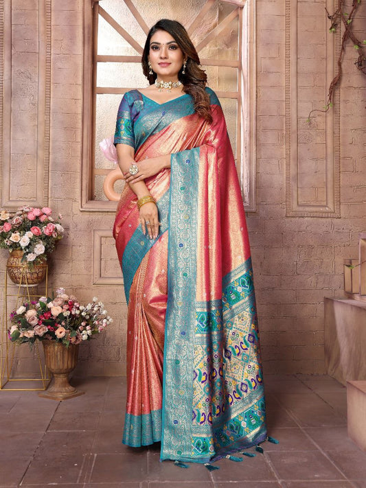 Wedding Banarasi Tissue Silk Saree
