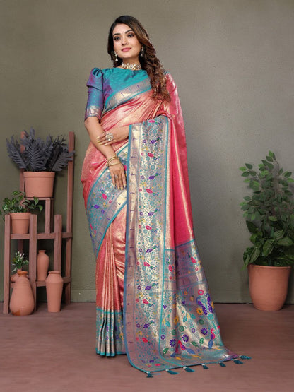 Wedding Banarasi Tissue Silk Saree