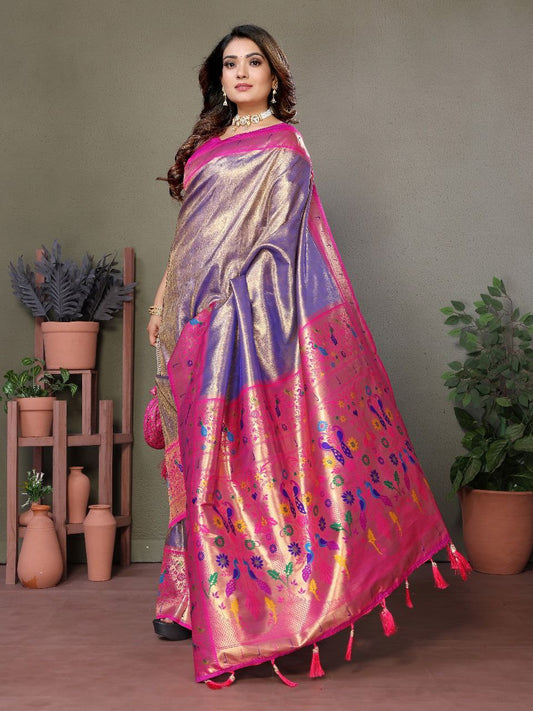 Wedding Banarasi Tissue Silk Saree