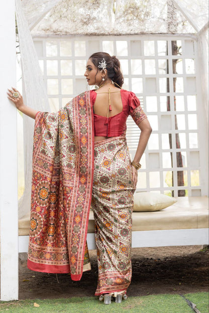 Wedding Wear 3D Weaving Patola Saree