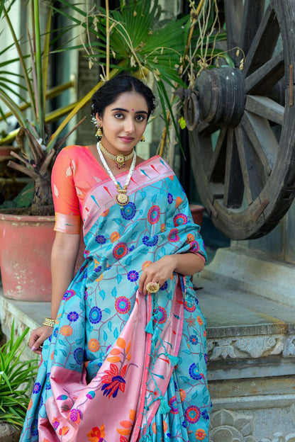 Wedding Wear Banarasi Silk Paithani Saree