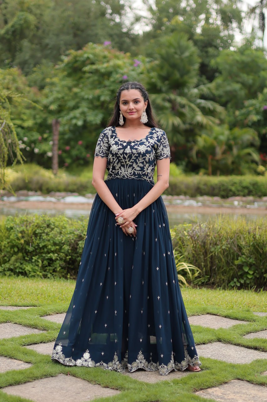 Wedding Wear Designer Long Gown Dress