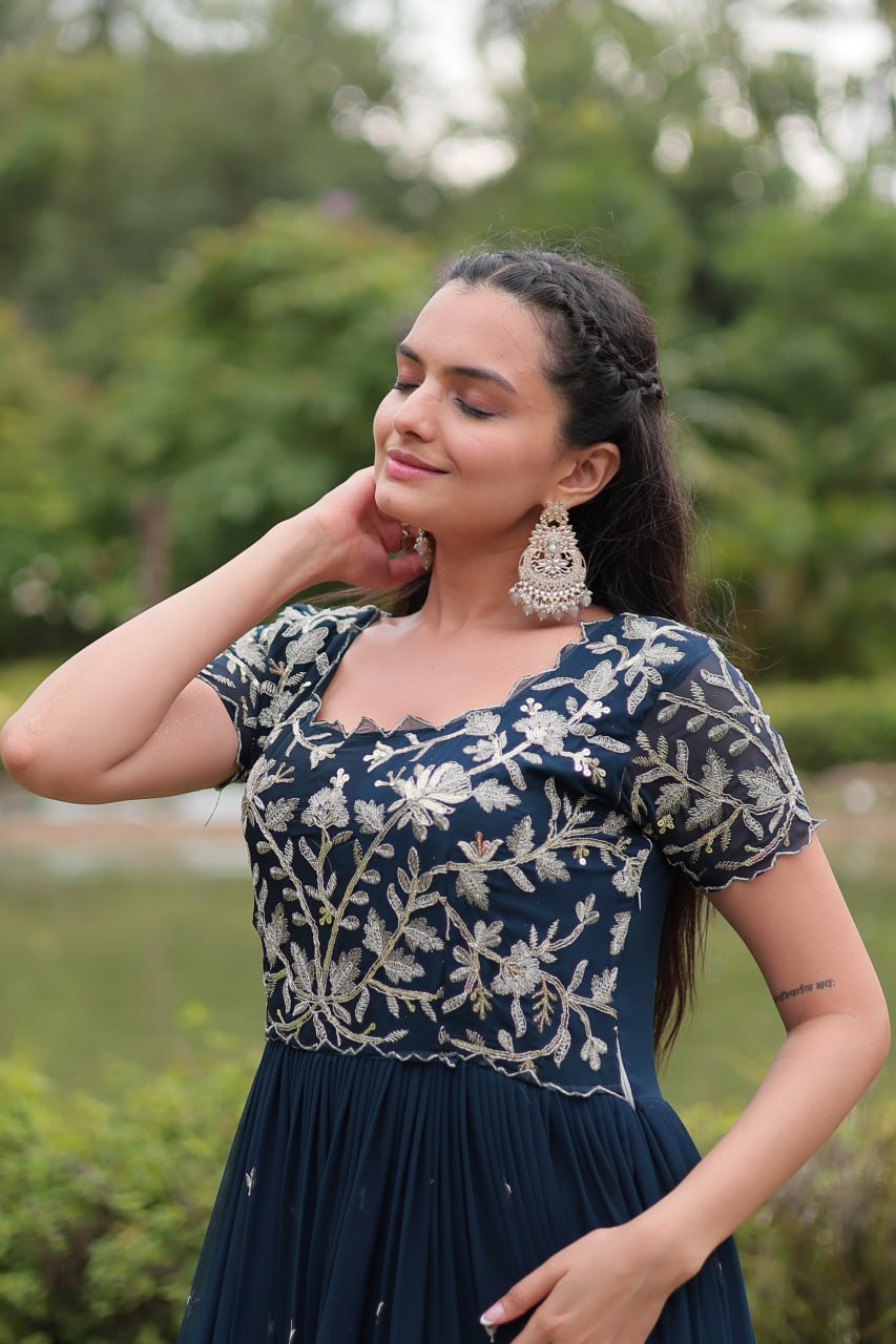 Wedding Wear Designer Long Gown Dress