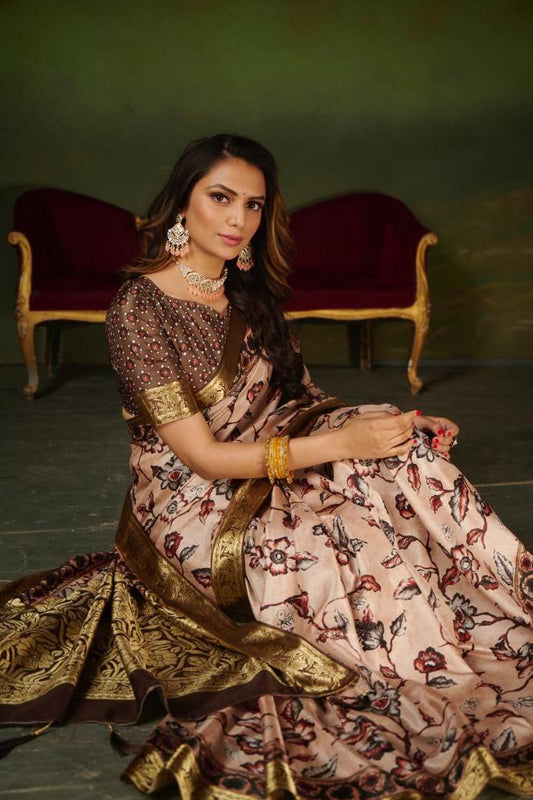 Wedding Wear Dola Silk Saree