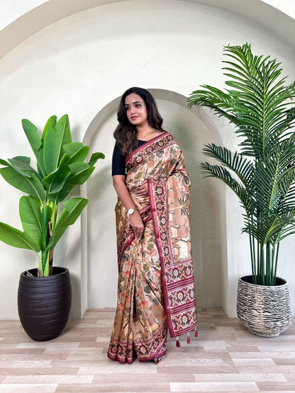 Wedding Wear Dola Viscose Saree