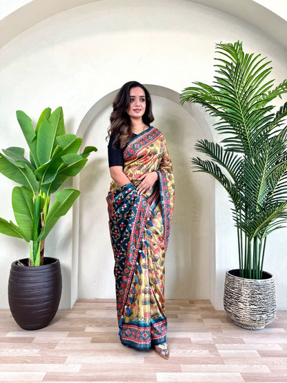 Wedding Wear Dola Viscose Saree