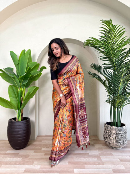 Wedding Wear Dola Viscose Saree
