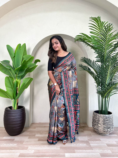 Wedding Wear Dola Viscose Saree