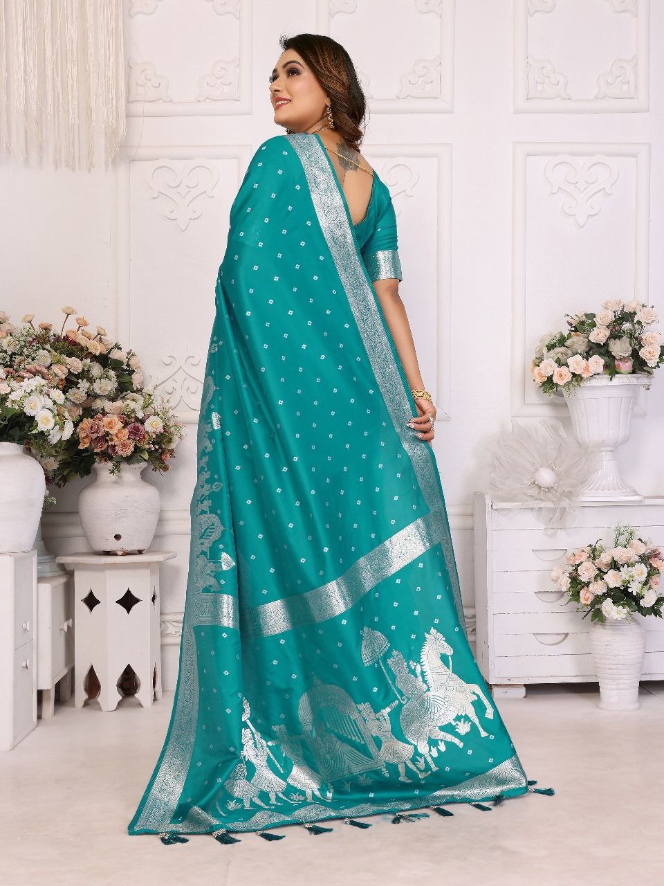 Rama Wedding Wear Kochi Silk Saree
