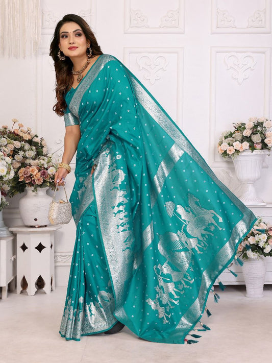 Rama Wedding Wear Kochi Silk Saree