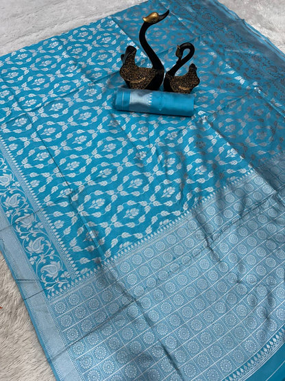 Wedding Wear Lichi Silk Saree