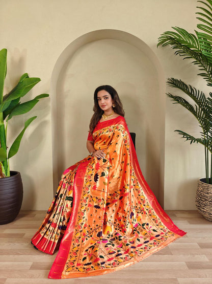 Wedding Wear Paithani Silk Saree
