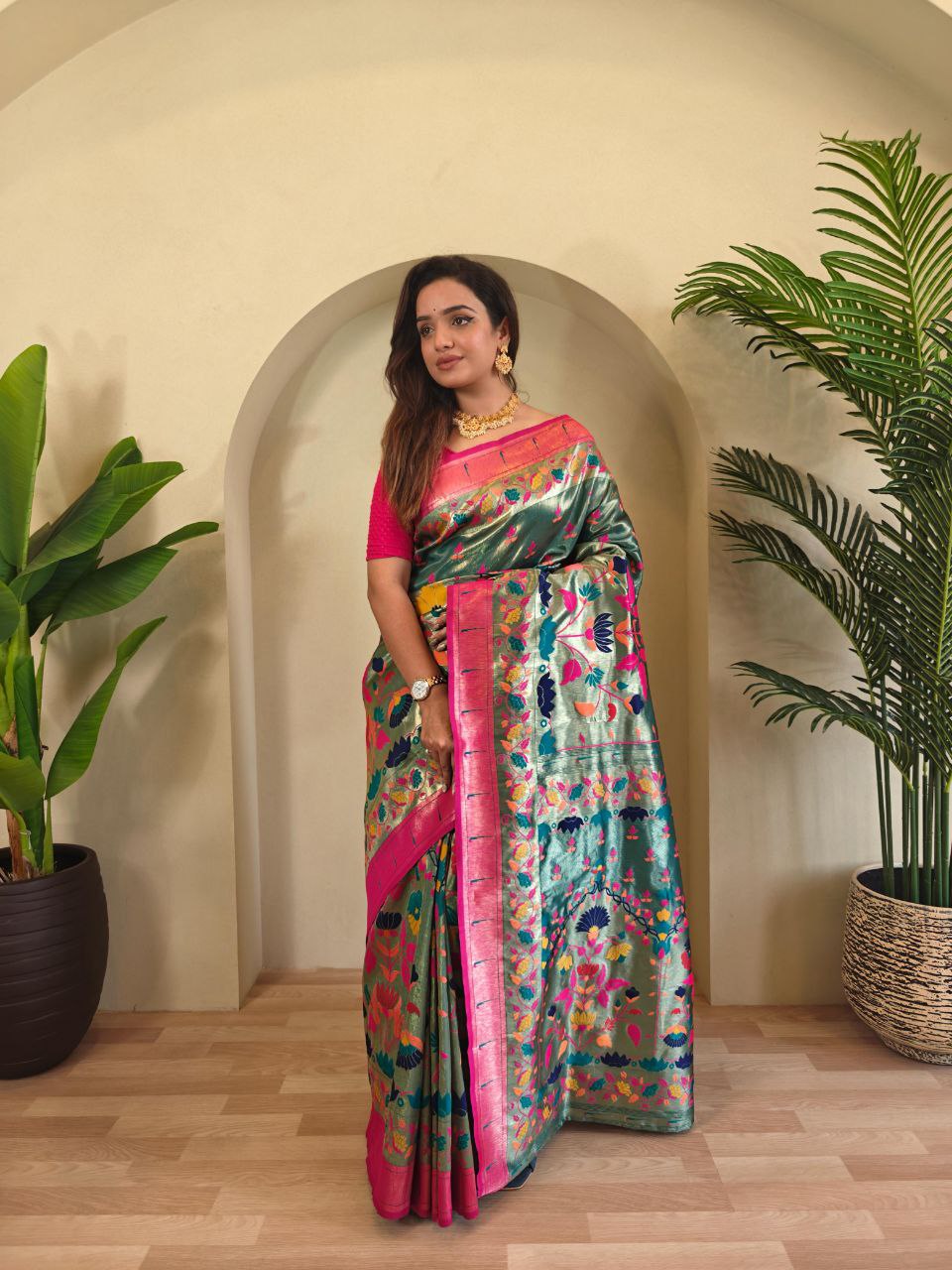 Wedding Wear Paithani Silk Saree
