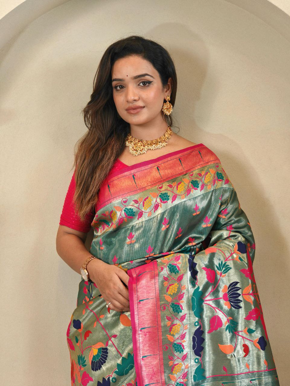 Wedding Wear Paithani Silk Saree