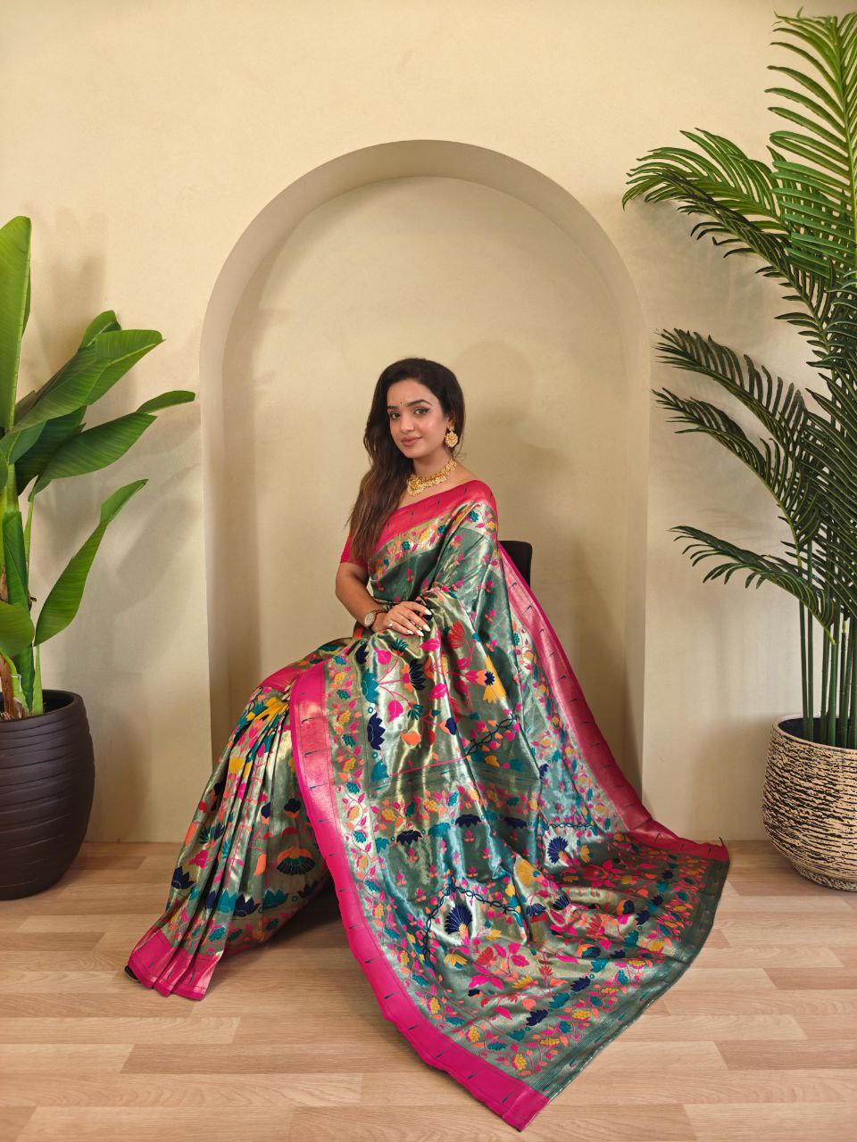 Wedding Wear Paithani Silk Saree
