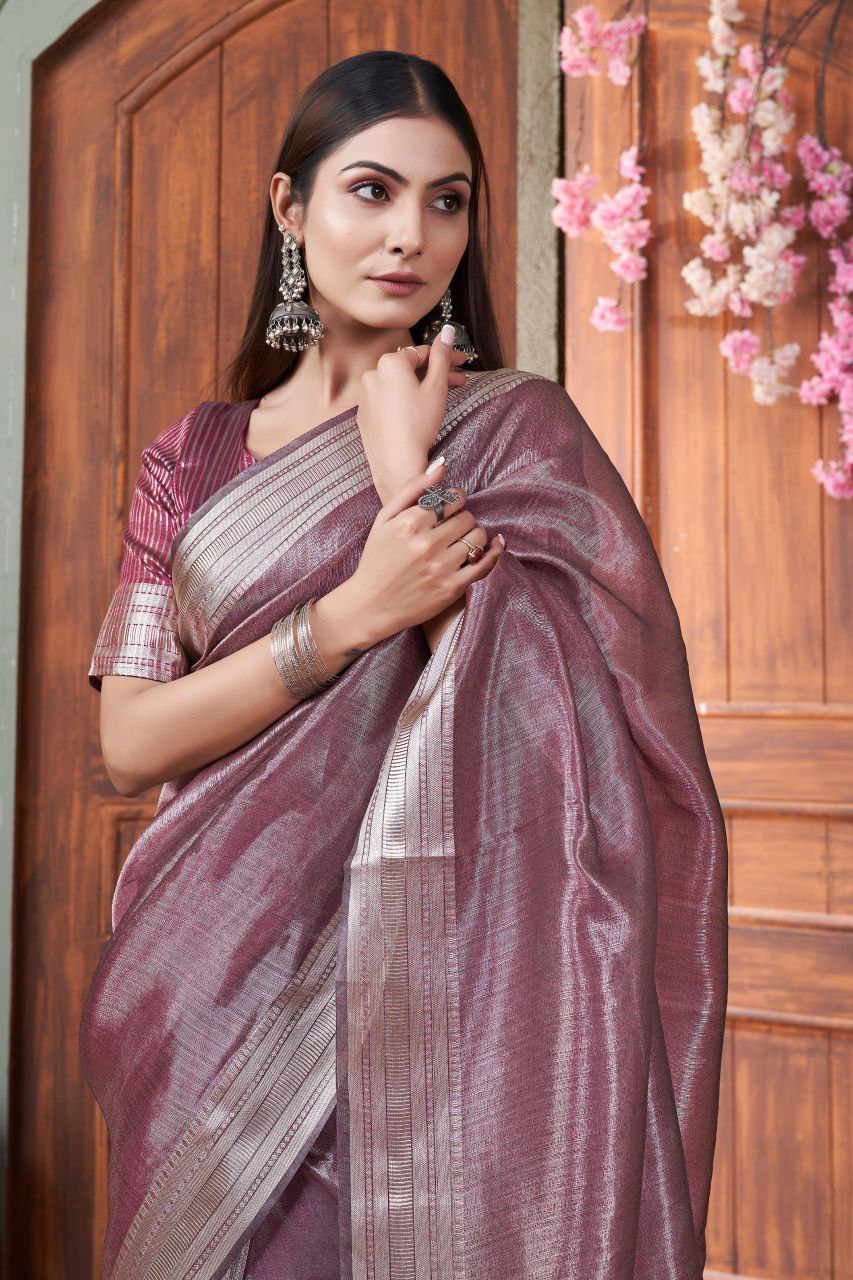 Wedding Wear Tussar Silk Saree