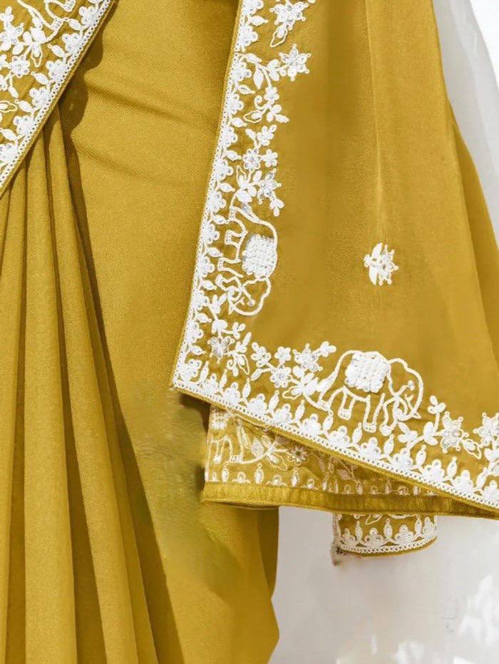 Wedding Wear Vichitra Saree